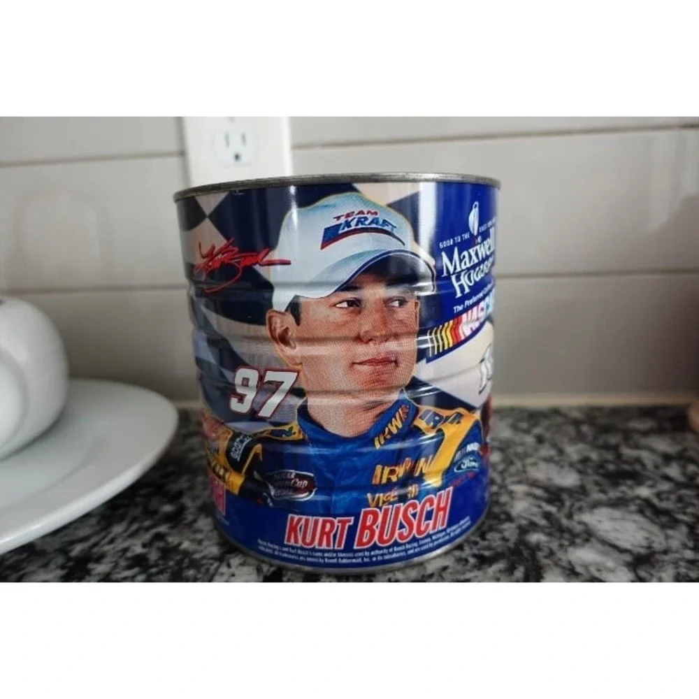 Jeff Burton #99 Racing NASCAR Collectible Can Storage Decor‎